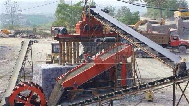 洗砂機(jī)使用現(xiàn)場