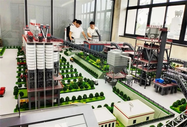 建材產(chǎn)業(yè)園沙盤(pán)