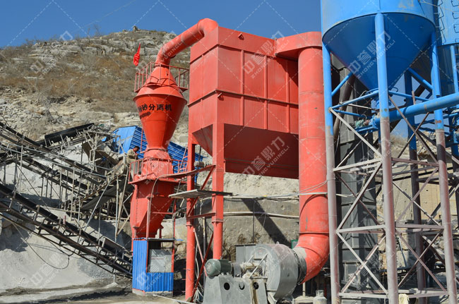 輝綠巖碎石生產(chǎn)線除塵設(shè)計(jì)